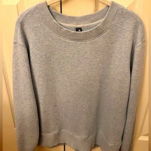 Light blue oversized warm crewneck